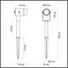 Грунтовый светильник ODEON LIGHT NATURE STIMA 6647/10GL3