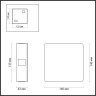 Настенный светильник ODEON LIGHT HIGHTECH VISTA 4259/8WL