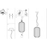 Подвесной светильник ODEON LIGHT PENDANT ROOFI 4752/1