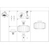 Потолочный светильник ODEON LIGHT PENDANT BINGA 4746/1C